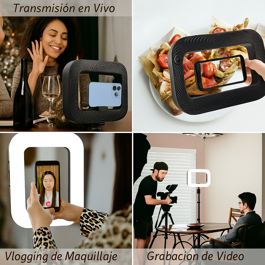 ARO DE LUZ LED PARA VIDEOS Y FOTOS